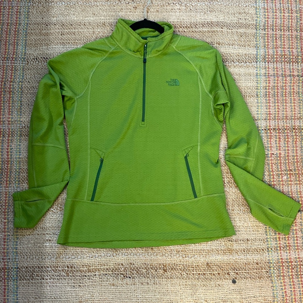 North face women’s three-quarter zip pull over